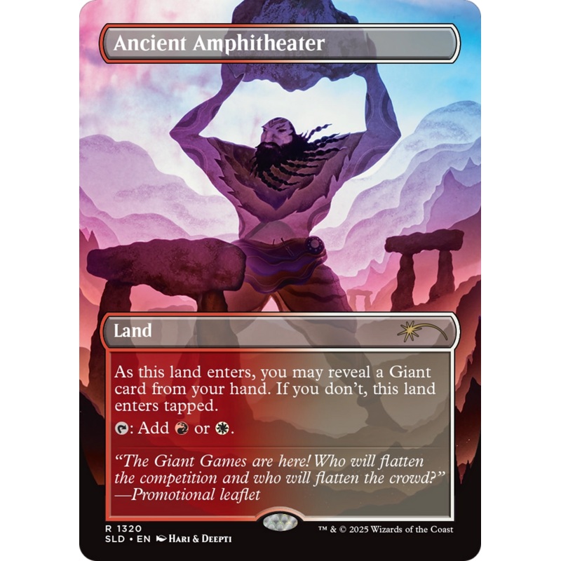 Ancient Amphitheater (Rainbow Foil) [Secret Lair Drop Series]