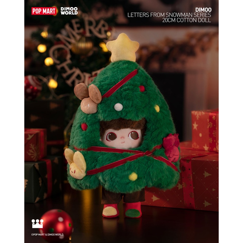 POP MART Dimoo Letters from Snowman Series - 20cm Cotton Doll