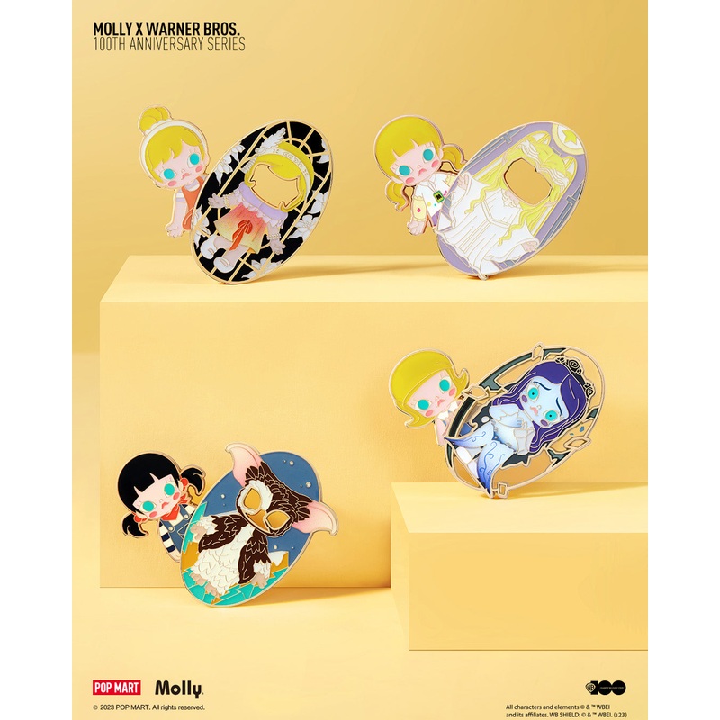 POP MART Molly X Warner Bros. 100th Anniversary Series - Badge Blind Box