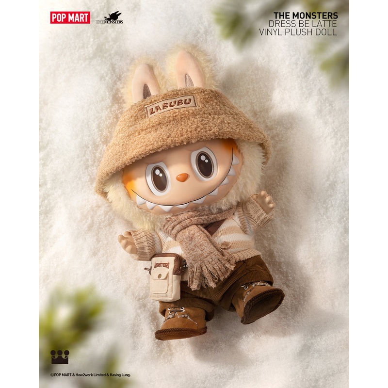 POP MART The Monsters - Dress Be Latte Vinyl Plush Doll