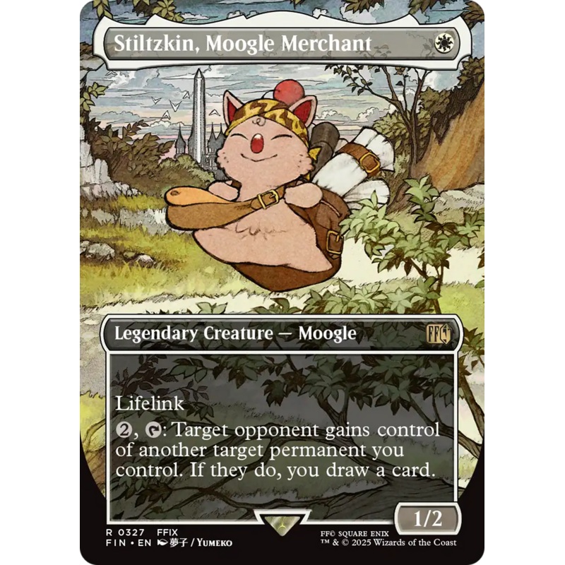 Stiltzkin, Moogle Merchant (Borderless) [FINAL FANTASY]