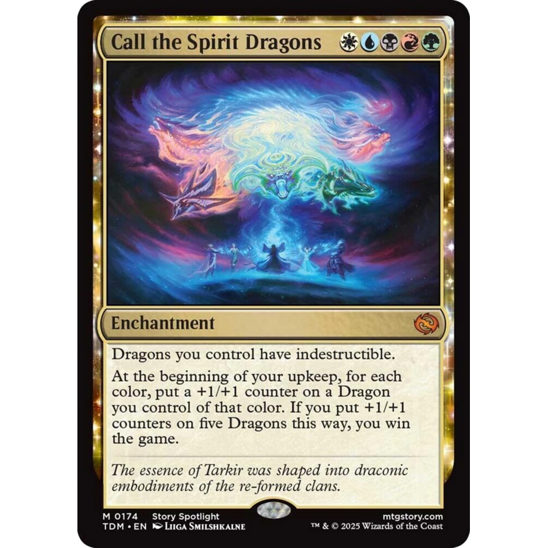 Call the Spirit Dragons [Tarkir: Dragonstorm]