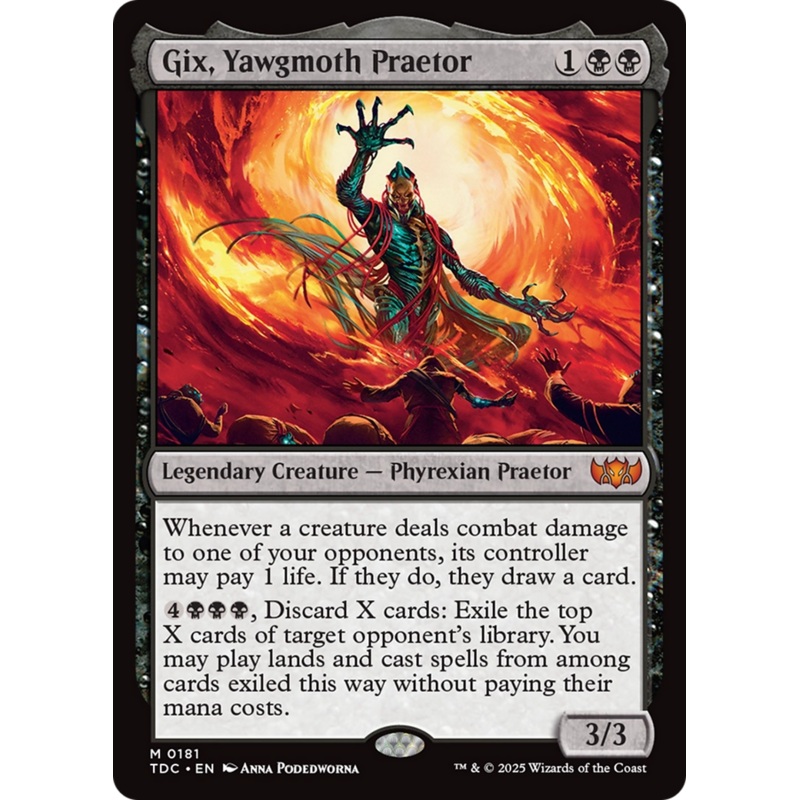 Gix, Yawgmoth Praetor [Tarkir: Dragonstorm Commander]