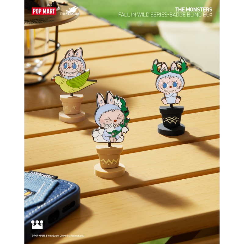 POP MART The Monsters Fall In Wild Series - Badge Blind Box