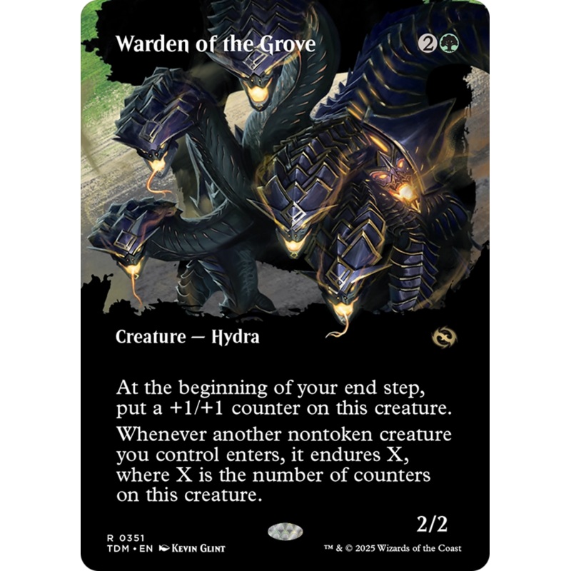 Warden of the Grove (Borderless) [Tarkir: Dragonstorm]
