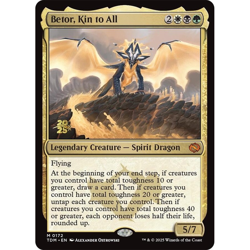 Betor, Kin to All [Tarkir: Dragonstorm Prerelease Promos]