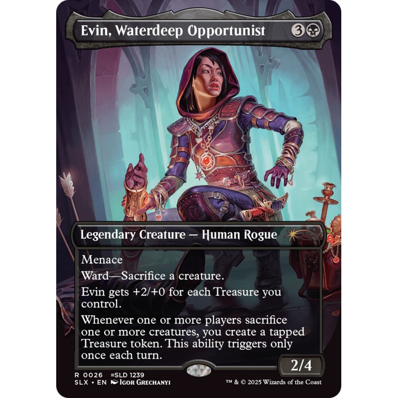 Evin, Waterdeep Opportunist [Secret Lair: Universes Within]
