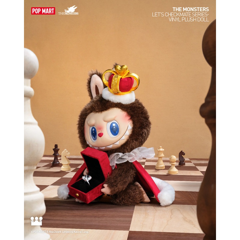 POP MART THE MONSTERS Let's Checkmate Series-Vinyl Plush Doll