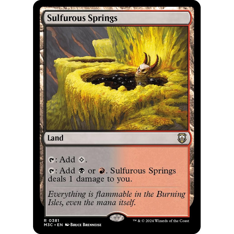 Sulfurous Springs [Modern Horizons 3 Commander]