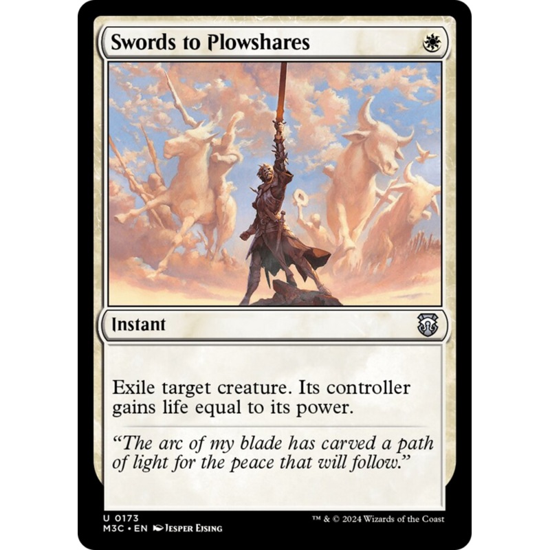Swords to Plowshares (Ripple Foil) [Modern Horizons 3 Commander]