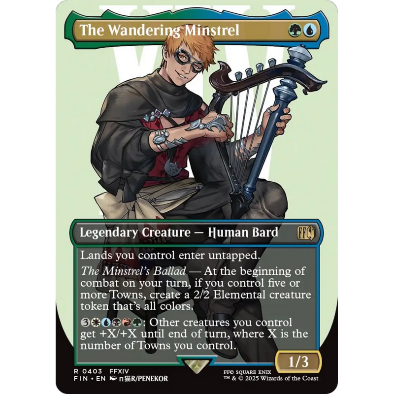 The Wandering Minstrel (Borderless) [FINAL FANTASY]