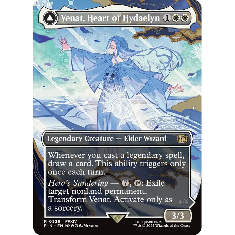 Venat, Heart of Hydaelyn // Hydaelyn, the Mothercrystal (Borderless) [FINAL FANTASY]