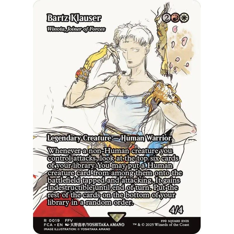Bartz Klauser - Winota, Joiner of Forces (Showcase) [FINAL FANTASY : Through the Ages]
