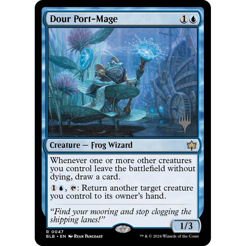 Dour Port-Mage (Promo Pack) [Bloomburrow Promos]