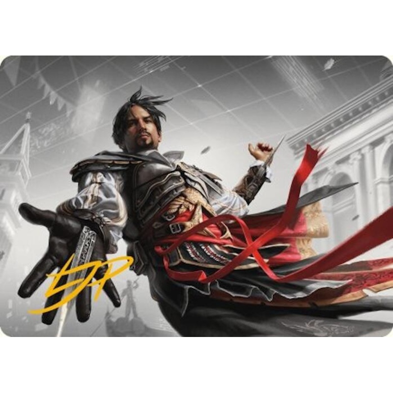Ezio Auditore da Firenze Art Card (Gold-Stamped Signature) [Assassin's Creed Art Series]
