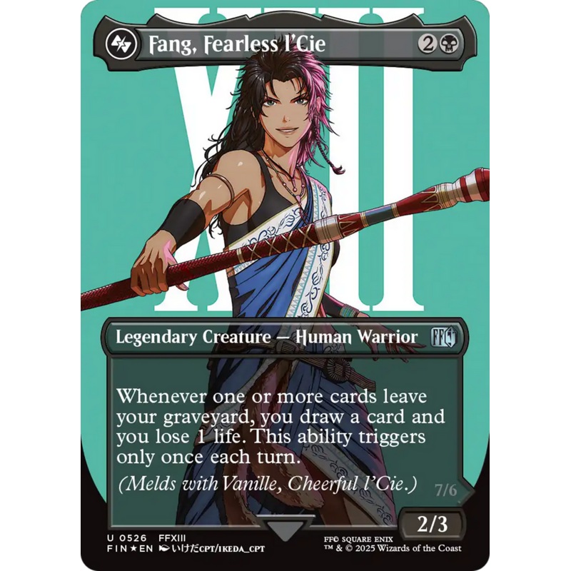 Fang, Fearless l'Cie (Borderless) (Surge Foil) [FINAL FANTASY]