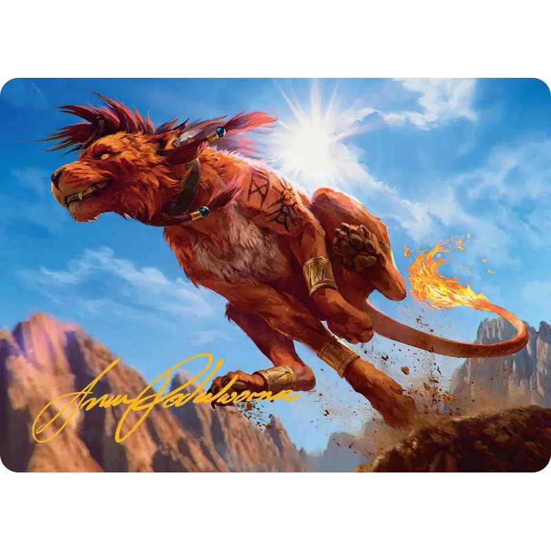 Red XIII, Proud Warrior Art Card (Gold-Stamped Signature) [FINAL FANTASY Art Series]