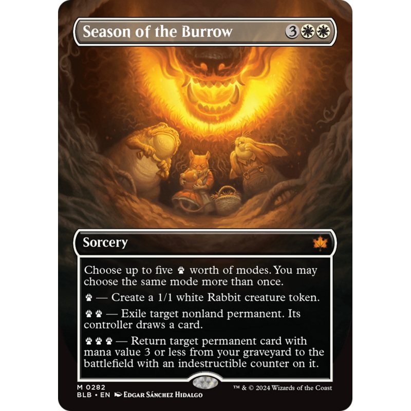 Season of the Burrow (Borderless) [Bloomburrow]