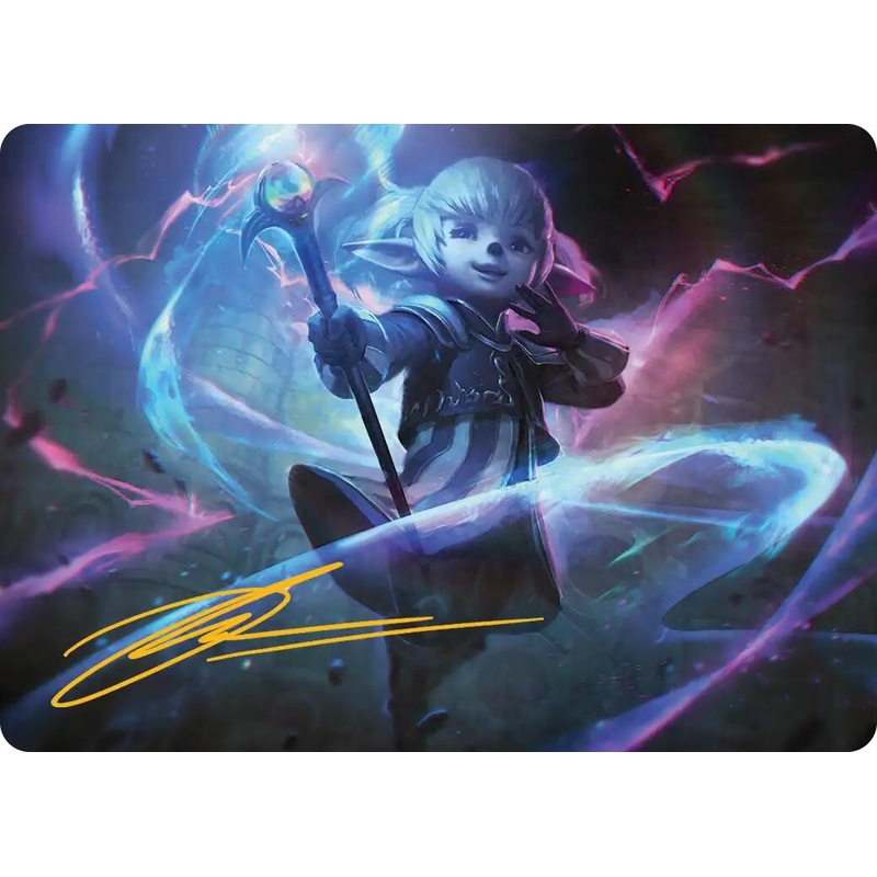 Shantotto, Tactician Magician Art Card (Gold-Stamped Signature) [FINAL FANTASY Art Series]
