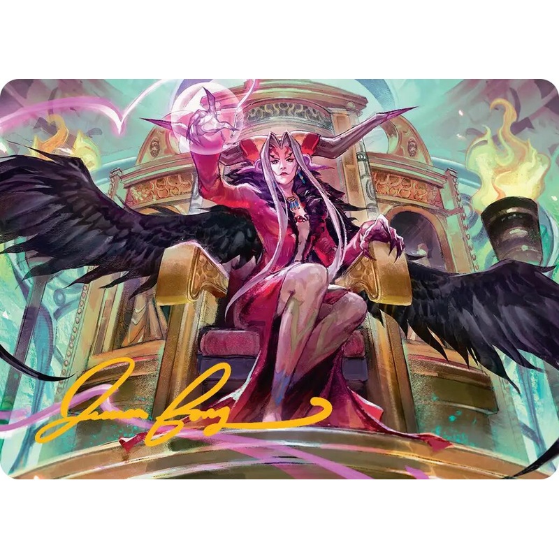 Sorceress's Schemes Art Card (Gold-Stamped Signature) [FINAL FANTASY Art Series]