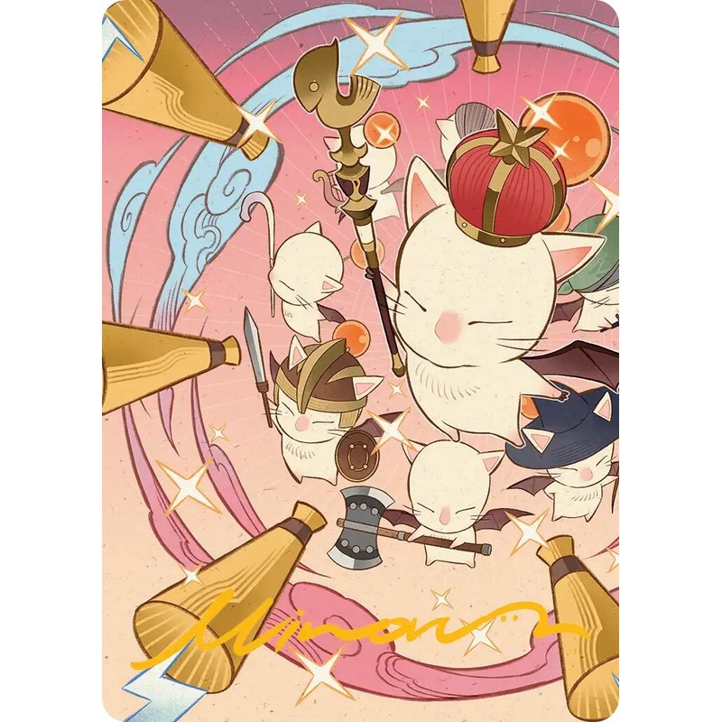 Summon: Good King Mog XII Art Card (Gold-Stamped Signature) [FINAL FANTASY Art Series]
