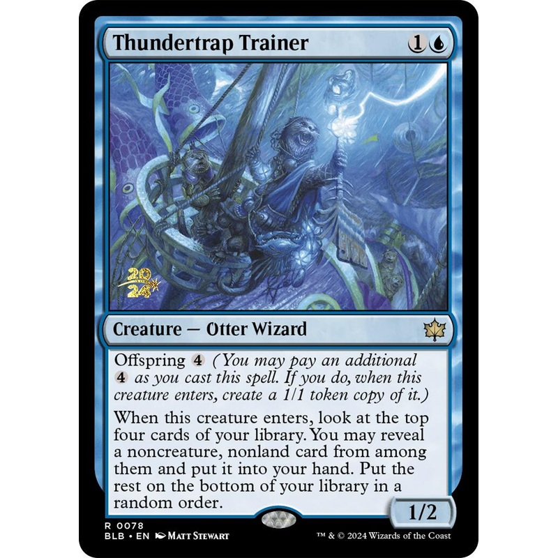 Thundertrap Trainer [Bloomburrow Prerelease Promos]