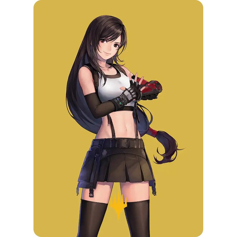 Tifa, Martial Artist Art Card (Gold-Stamped Planeswalker Symbol) [FINAL FANTASY Art Series]