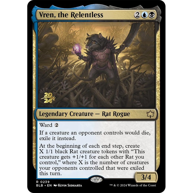 Vren, the Relentless [Bloomburrow Prerelease Promos]