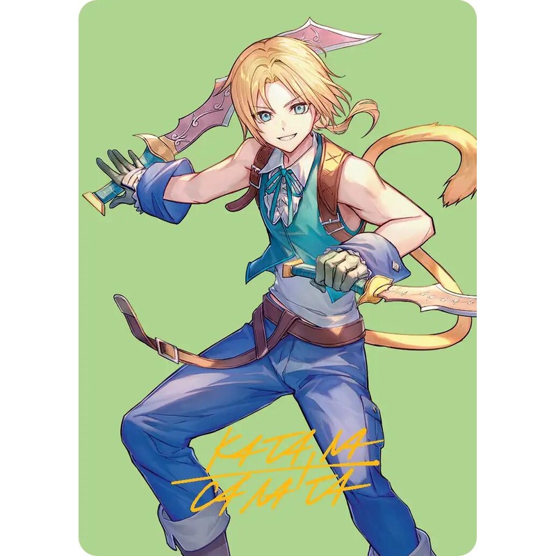 Zidane, Tantalus Thief Art Card (Gold-Stamped Signature) [FINAL FANTASY Art Series]