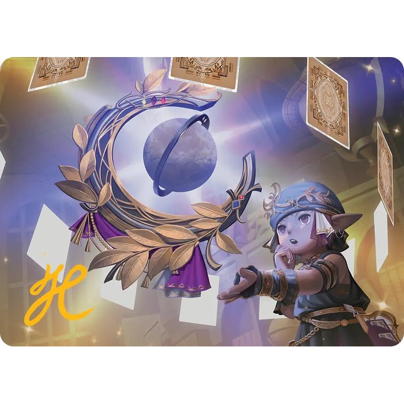 Astrologian's Planisphere Art Card (Gold-Stamped Signature) [FINAL FANTASY Art Series]