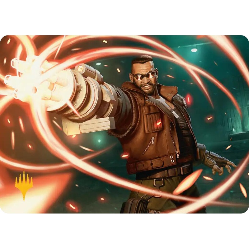 Barret Wallace Art Card (Gold-Stamped Planeswalker Symbol) [FINAL FANTASY Art Series]