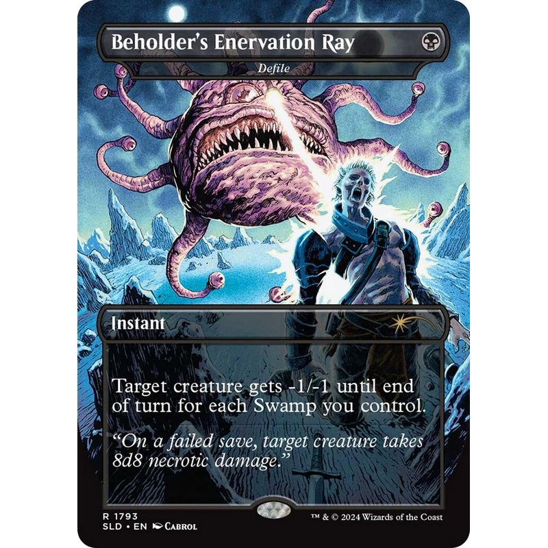 Beholder's Enervation Ray - Defile [Secret Lair Drop Series]