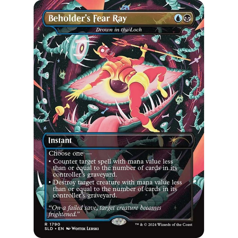 Beholder's Fear Ray - Drown in the Loch [Secret Lair Drop Series]