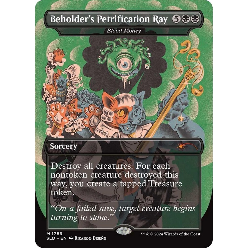 Beholder's Petrification Ray - Blood Money [Secret Lair Drop Series]