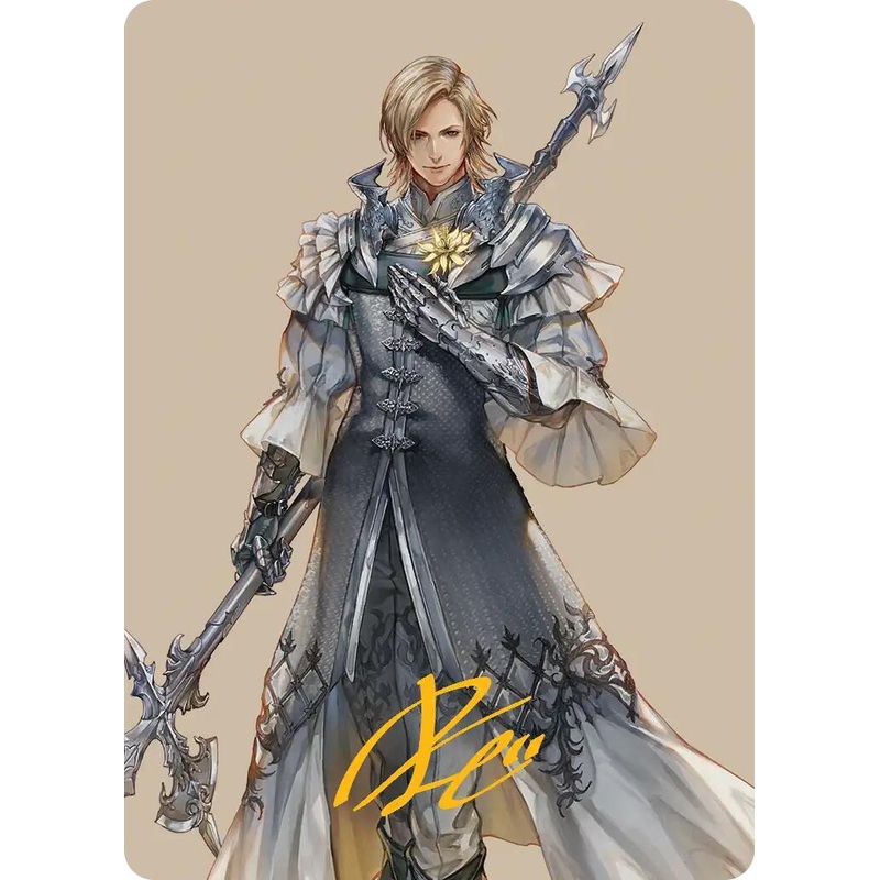 Dion, Bahamut's Dominant Art Card (Gold-Stamped Signature) [FINAL FANTASY Art Series]
