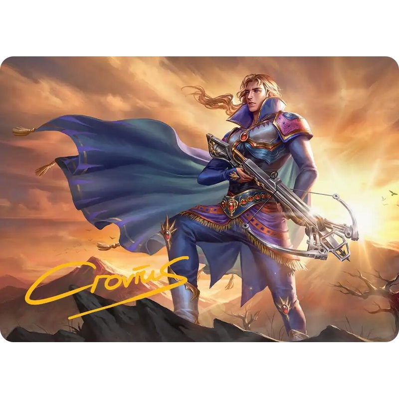 Edgar, Master Machinist Art Card (Gold-Stamped Signature) [FINAL FANTASY Art Series]