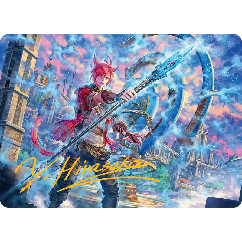 G'raha Tia, Scion Reborn Art Card (19) (Gold-Stamped Signature) [FINAL FANTASY Art Series]