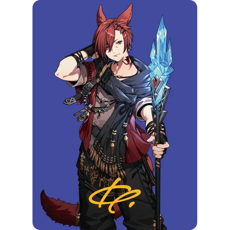 G'raha Tia, Scion Reborn Art Card (51) (Gold-Stamped Signature) [FINAL FANTASY Art Series]