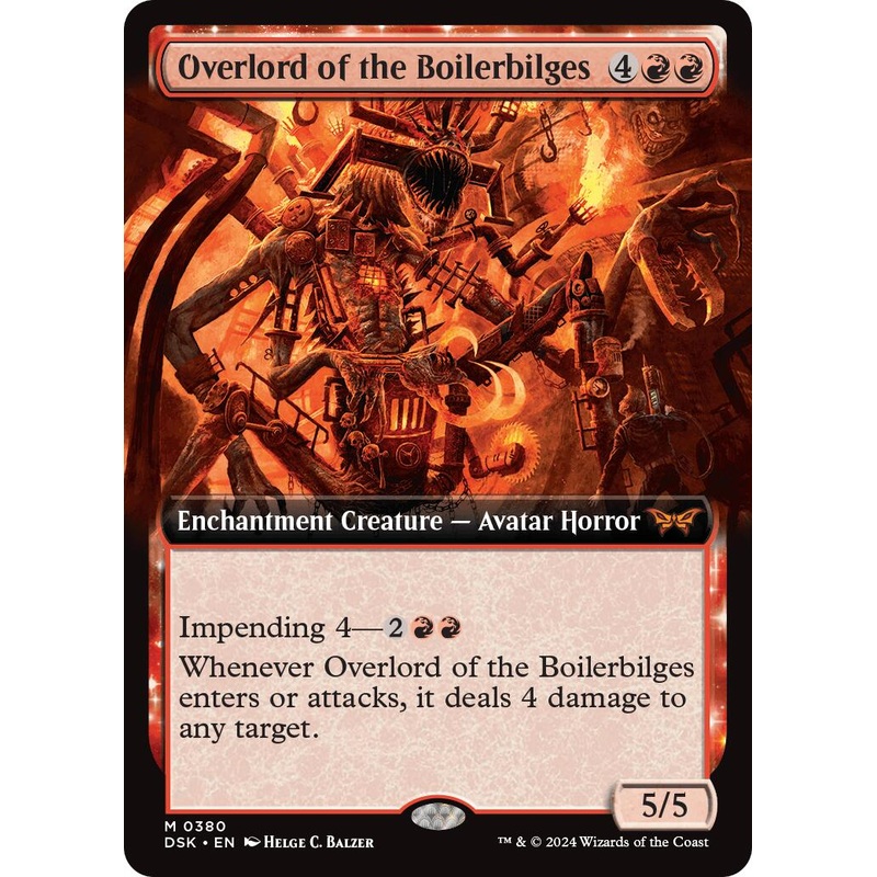 Overlord of the Boilerbilges (Extended Art) [Duskmourn: House of Horror]