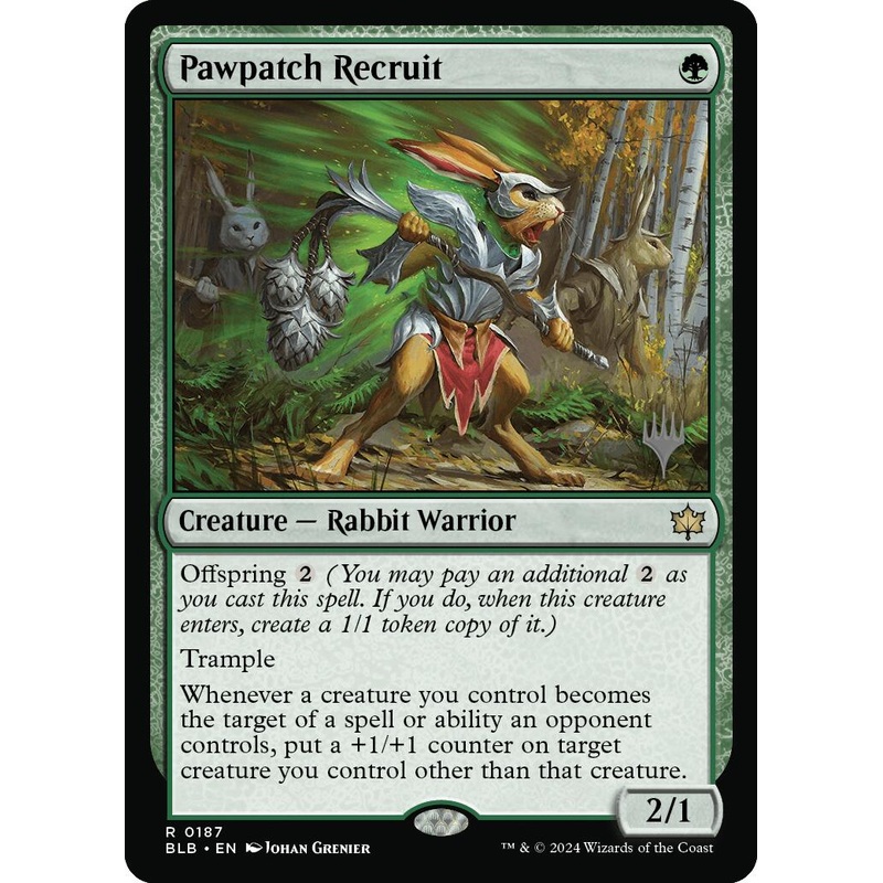 Pawpatch Recruit (Promo Pack) [Bloomburrow Promos]