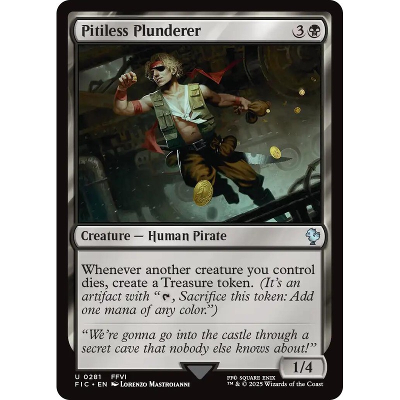 Pitiless Plunderer (Surge Foil) [FINAL FANTASY Commander]