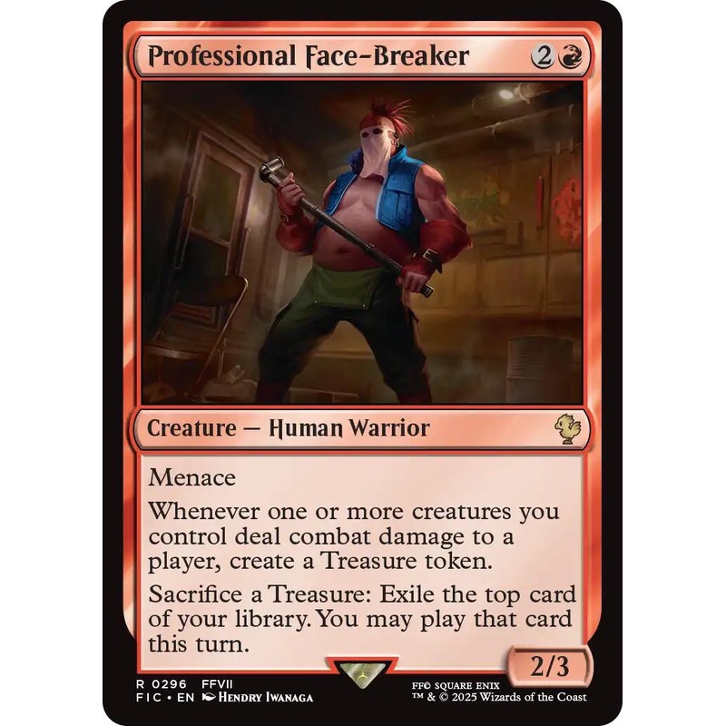 Professional Face-Breaker (Surge Foil) [FINAL FANTASY Commander]
