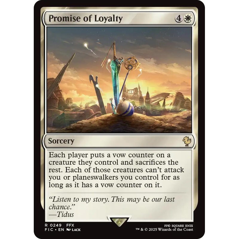 Promise of Loyalty (Surge Foil) [FINAL FANTASY Commander]