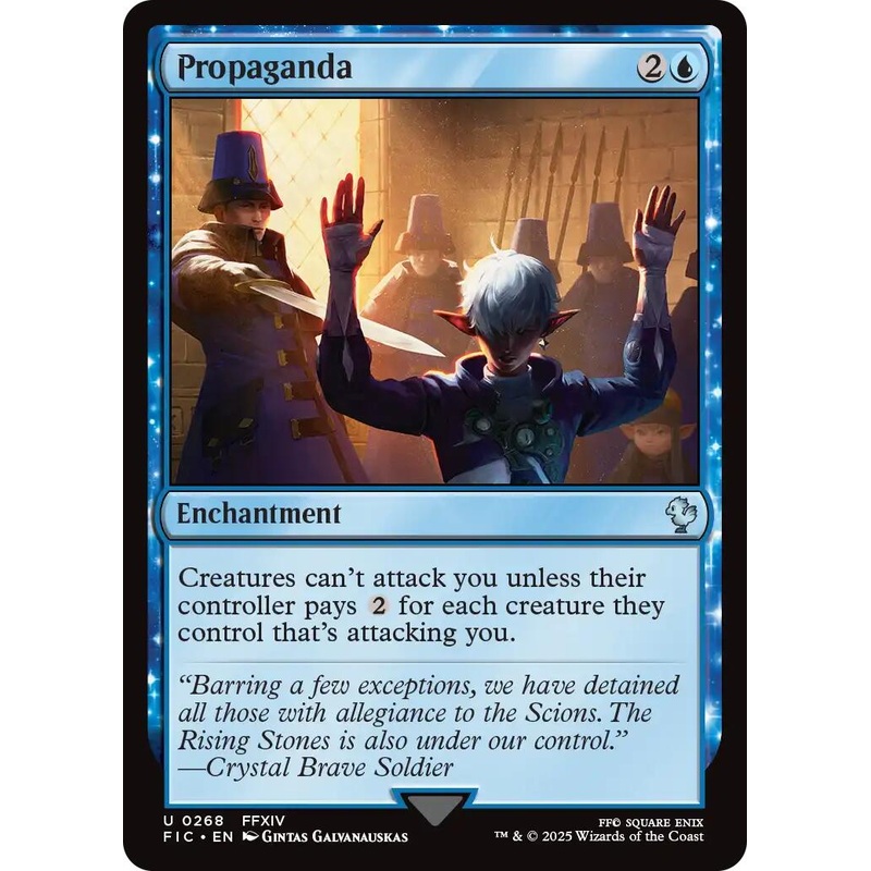 Propaganda (Surge Foil) [FINAL FANTASY Commander]