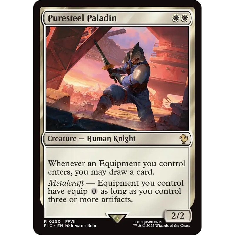 Puresteel Paladin (Surge Foil) [FINAL FANTASY Commander]