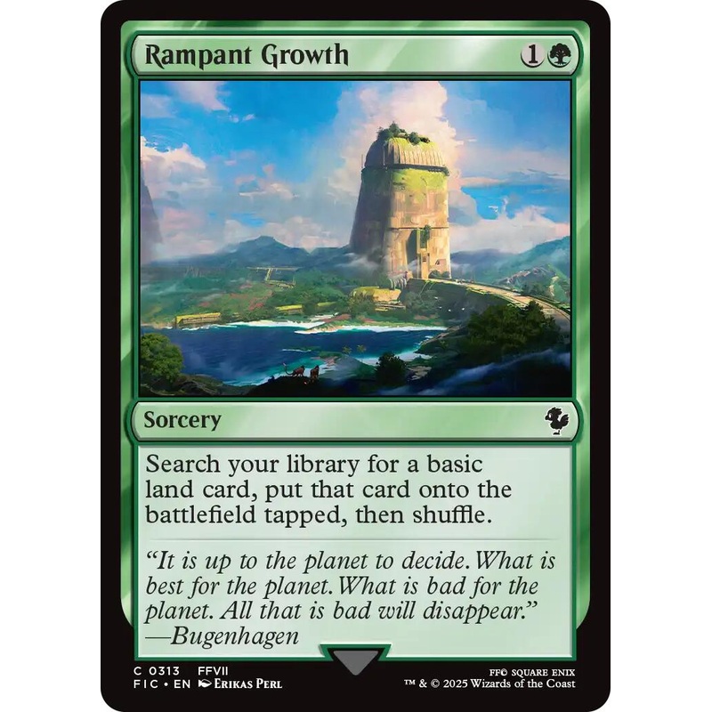 Rampant Growth (Surge Foil) [FINAL FANTASY Commander]