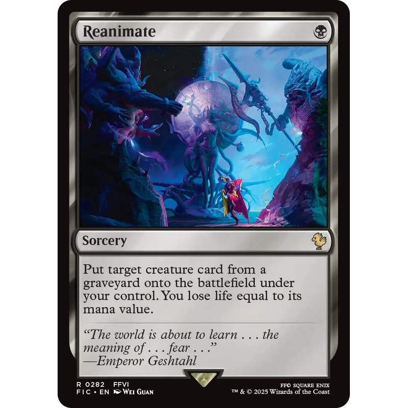 Reanimate (Surge Foil) [FINAL FANTASY Commander]