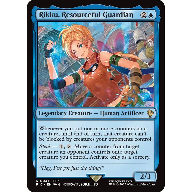 Rikku, Resourceful Guardian (Surge Foil) [FINAL FANTASY Commander]