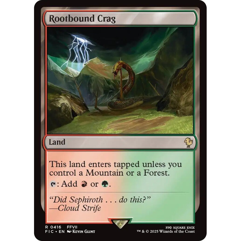 Rootbound Crag (Surge Foil) [FINAL FANTASY Commander]