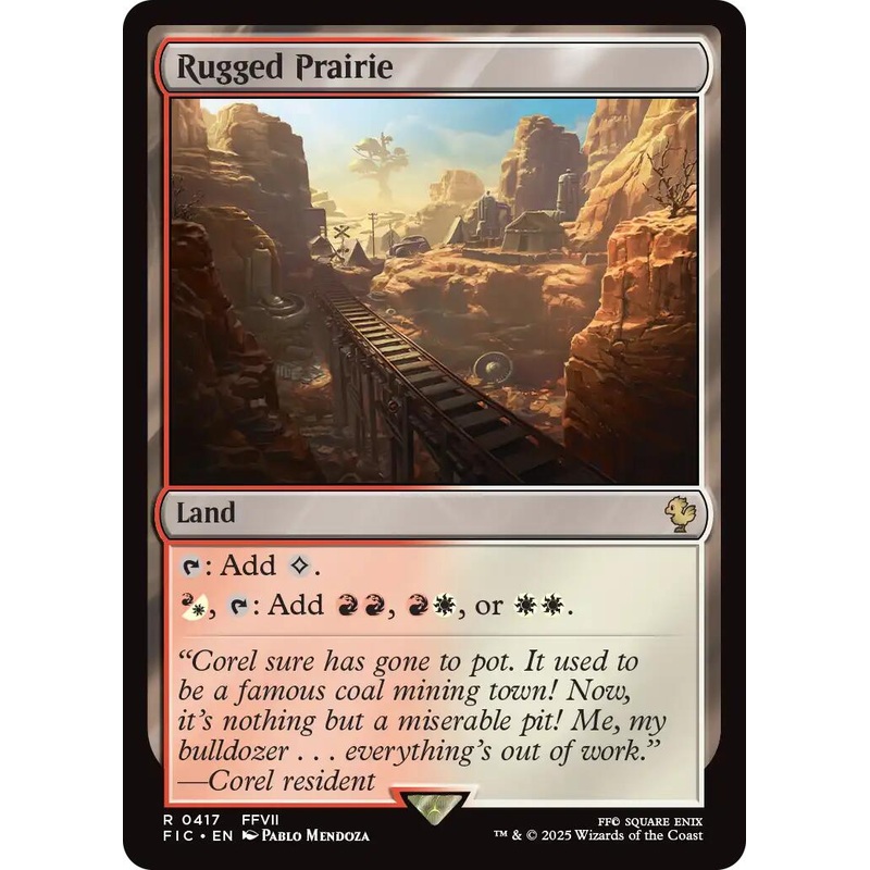 Rugged Prairie (Surge Foil) [FINAL FANTASY Commander]